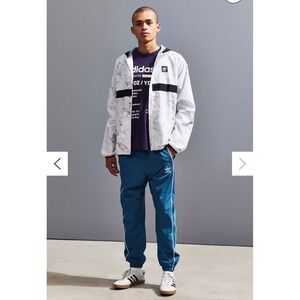 Adidas windbreaker jacket black and white marble‎